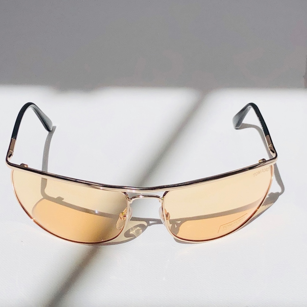 New TOM FORD Ryder Rose Gold Orange Sunglasses - Picture 6 of 16